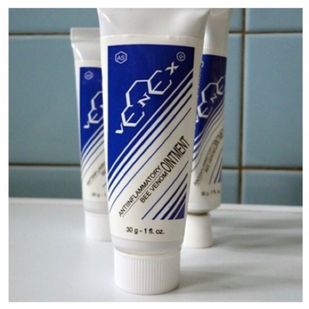 One Tube Venex®Bee venom ointment, 
Natural Botox results & great pain relief
